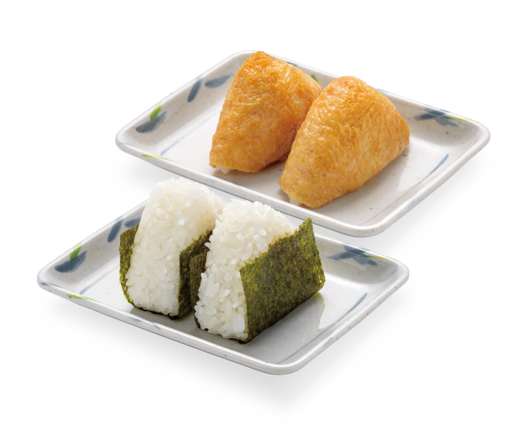 おにぎり又はいなりの画像