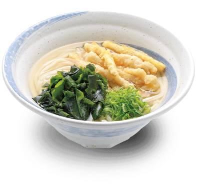 ごぼう天わかめうどん(そば)の画像