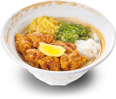 鳥天ぶっかけうどん(そば)の画像